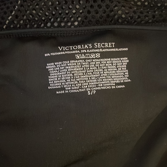 Sexy mesh Victoria’s Secret swimsuit New no tag SP black with gold details - Picture 7 of 13